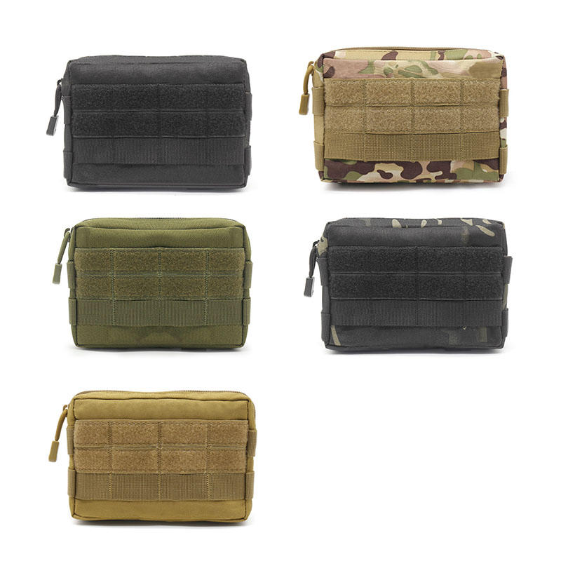 Edc Carry Items - Riñonera Táctica Molle 600D Impermeable Camuflaje,
