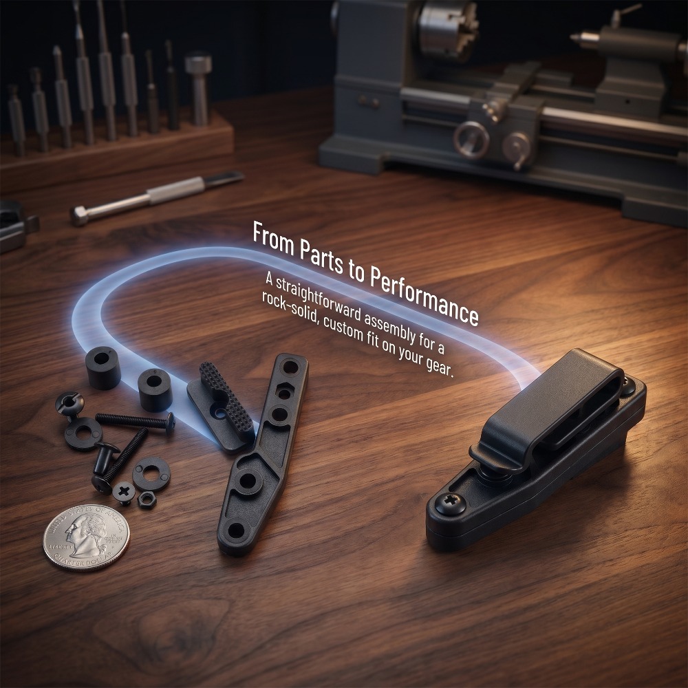 Edc Carry Fixed Blade Knife - Kit DIY de funda de nailon