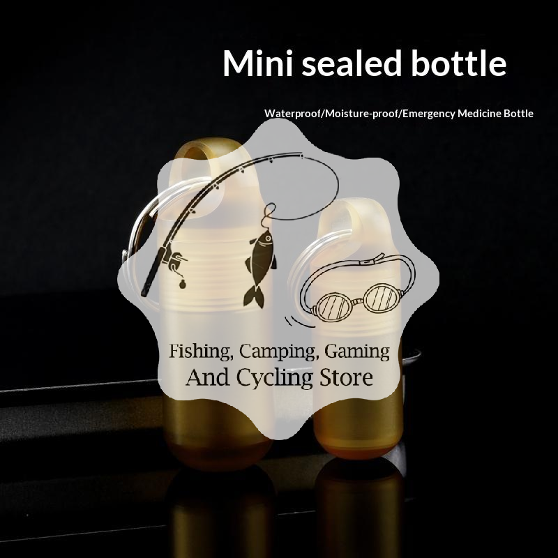 Edc Pill Carry - Pequeña caja de almacenamiento multifuncional para