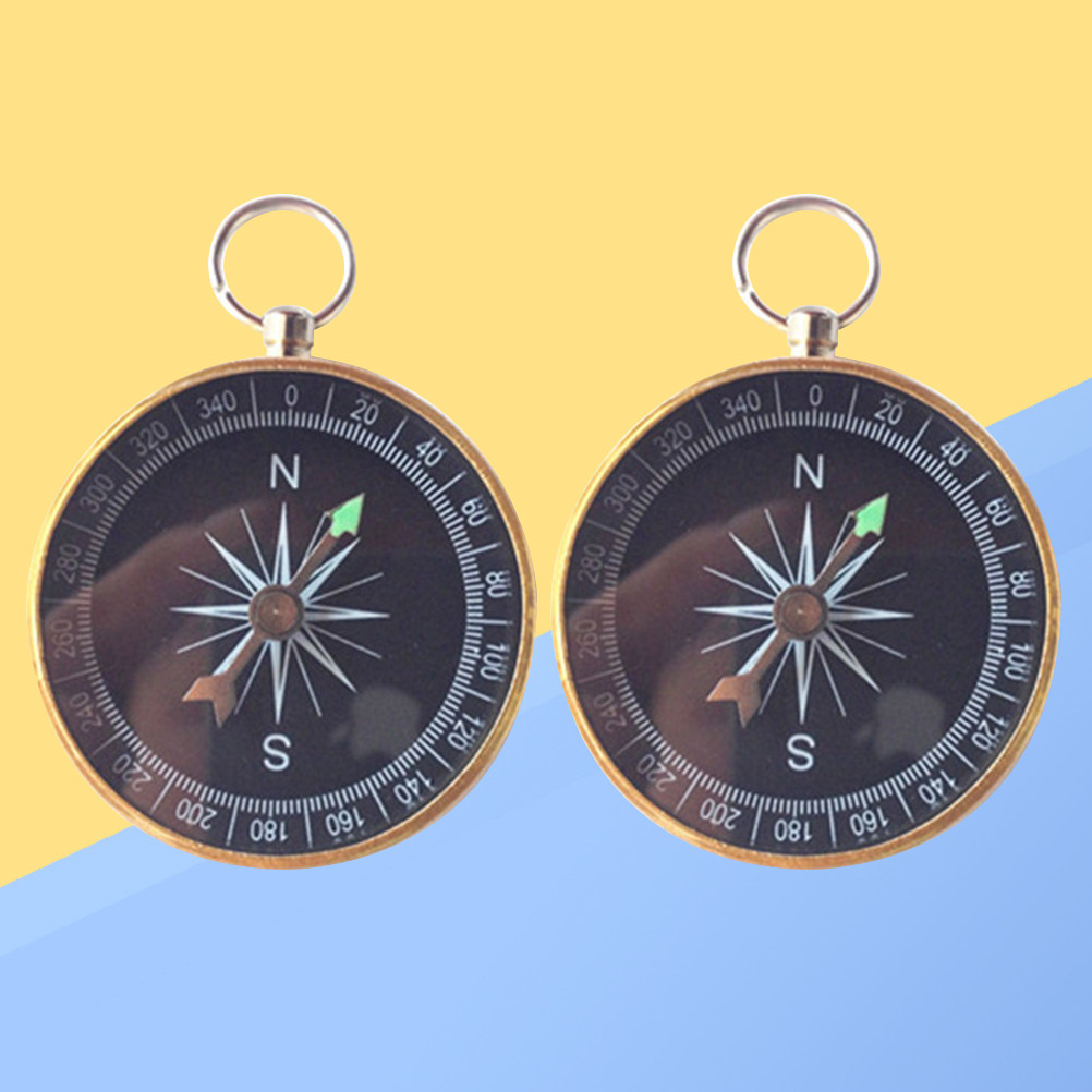 2 piezas de mini brújula de me - Compass Keychain Mini reseña y precio