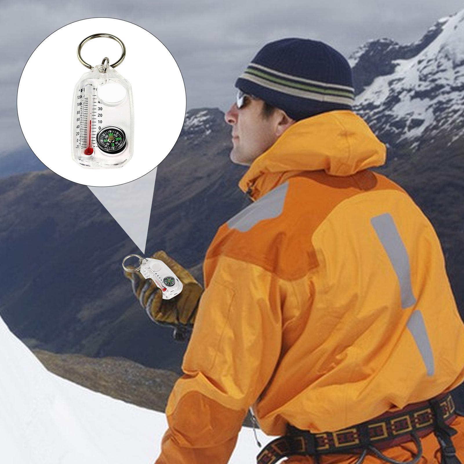 Mini Llaveros Multifunción con - Compass Keychain Mini reseña y precio