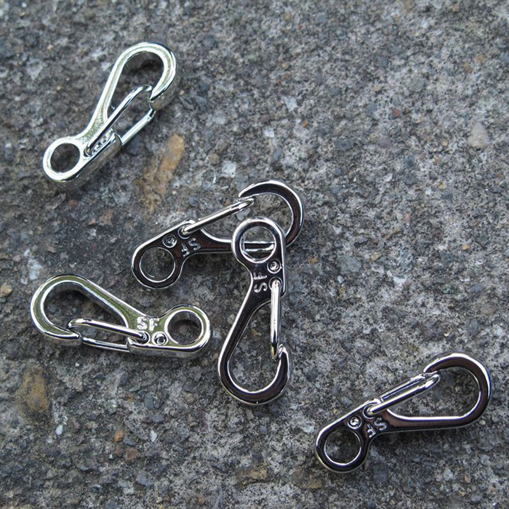 10 unidades de mini mosquetone - Compass Keychain Mini reseña y precio