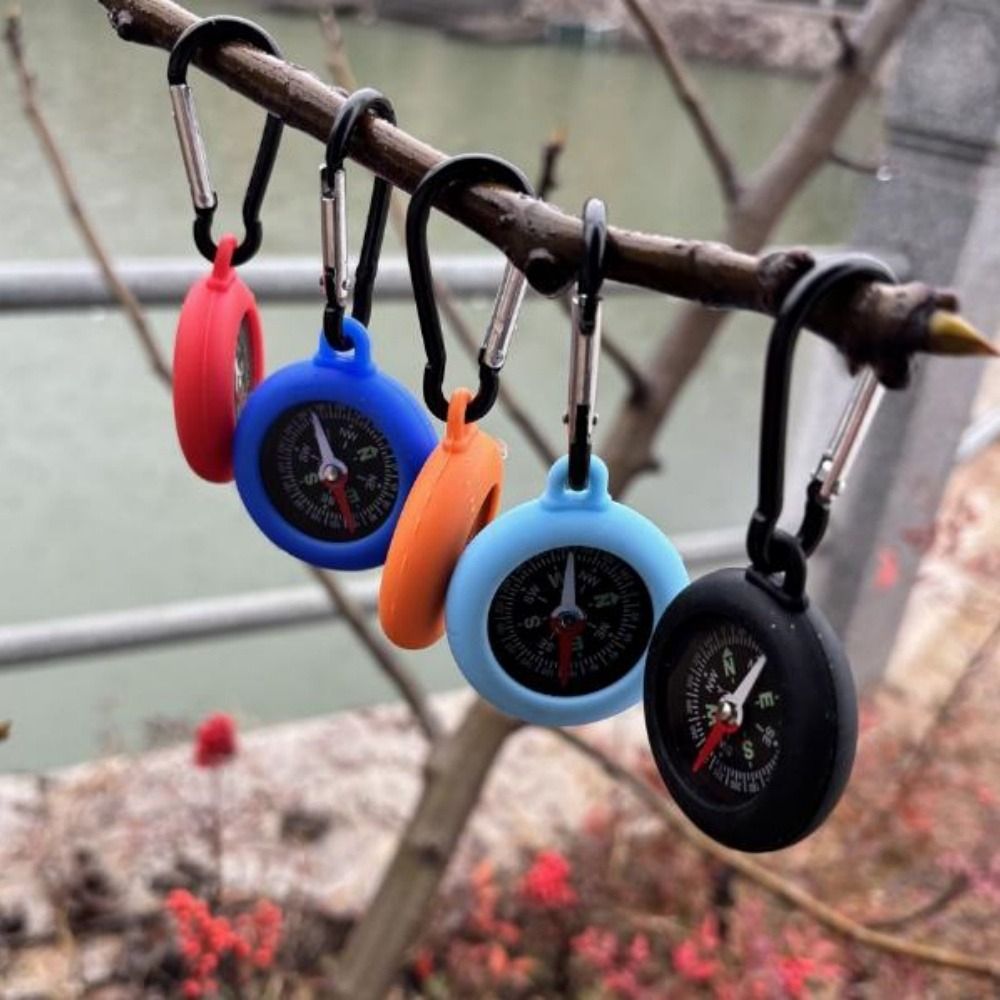 Mini mosquetón de supervivenci - Compass Keychain Mini reseña y precio