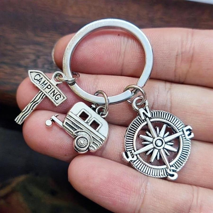 1/5/10/20/50/100 piezas de lla - Compass Keychain Mini reseña y precio