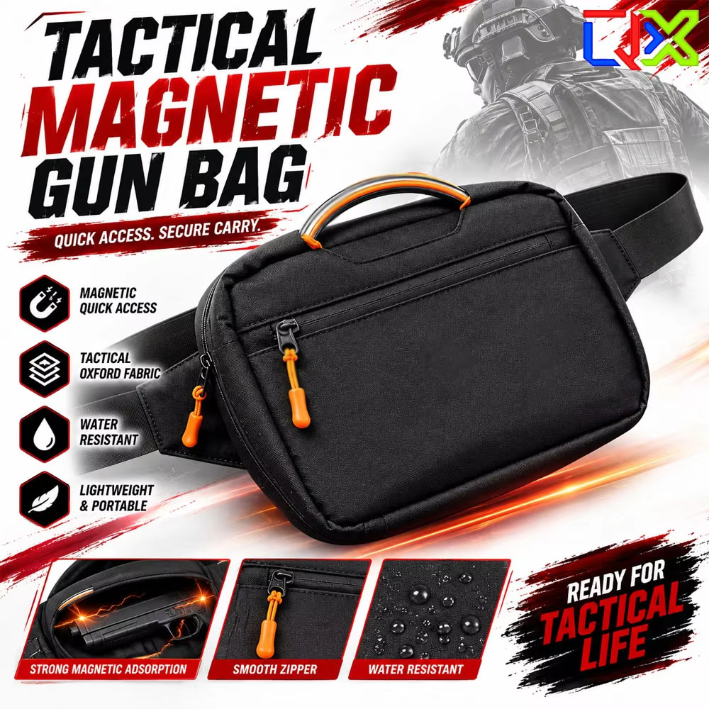 Riñonera Táctica Magnética de  - Edc Carry Bag For Men reseña y precio
