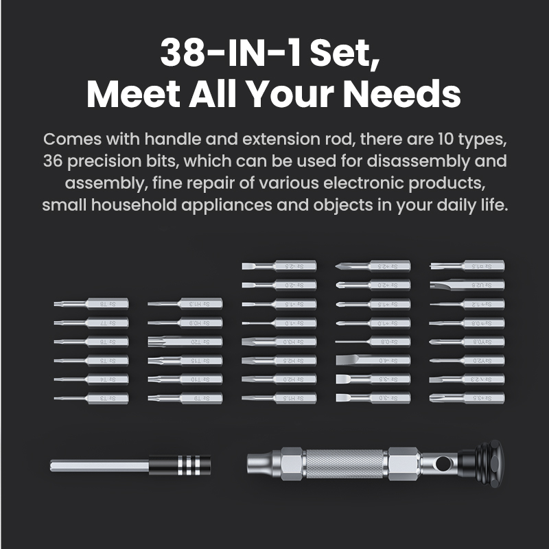 UGREEN-destornilladores de pre - Micro Screwdriver Kit reseña y precio